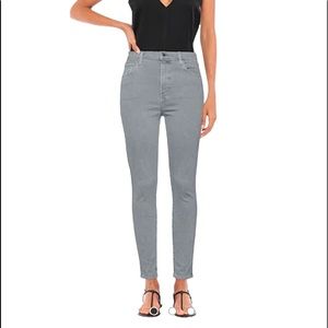 J Brand cotton elastane blend neutral grey denim skinny jean size 30